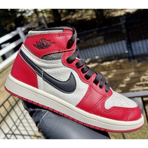 Air Jordan 1 High OG “Lost And Found” PS Size 2Y FD1412-612 Preowned (No Box) - Picture 7 of 11